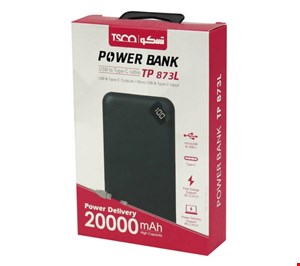 شارژر همراه تسکو مدل TP 873L QC3 PD 18W ظرفیت 20000 میلی آمپر